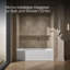 Archer® Alcove 72" x 36" Whirpool Bathtub-10978947-65089618