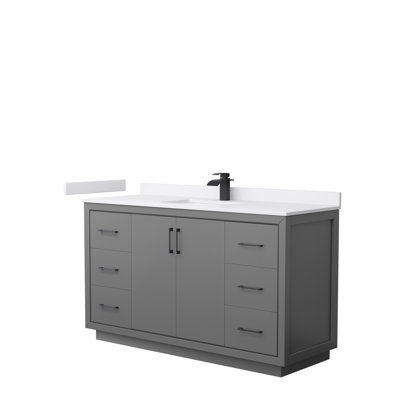 Icon 60" Single Bathroom Vanity Set