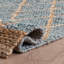 Tapis bleu / brun en jute / coton / laine à tissage plat Keyren-314469133