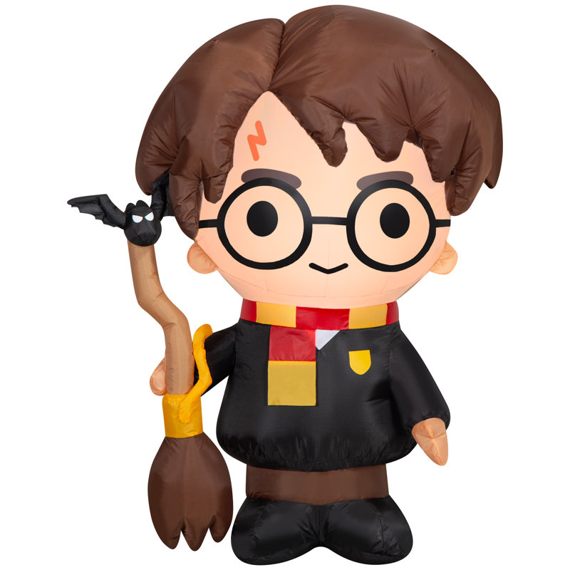 Airblown Harry Potter with Broom WB