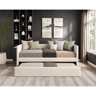 Nestlecove Upholstered Daybed With Pullout Trundle