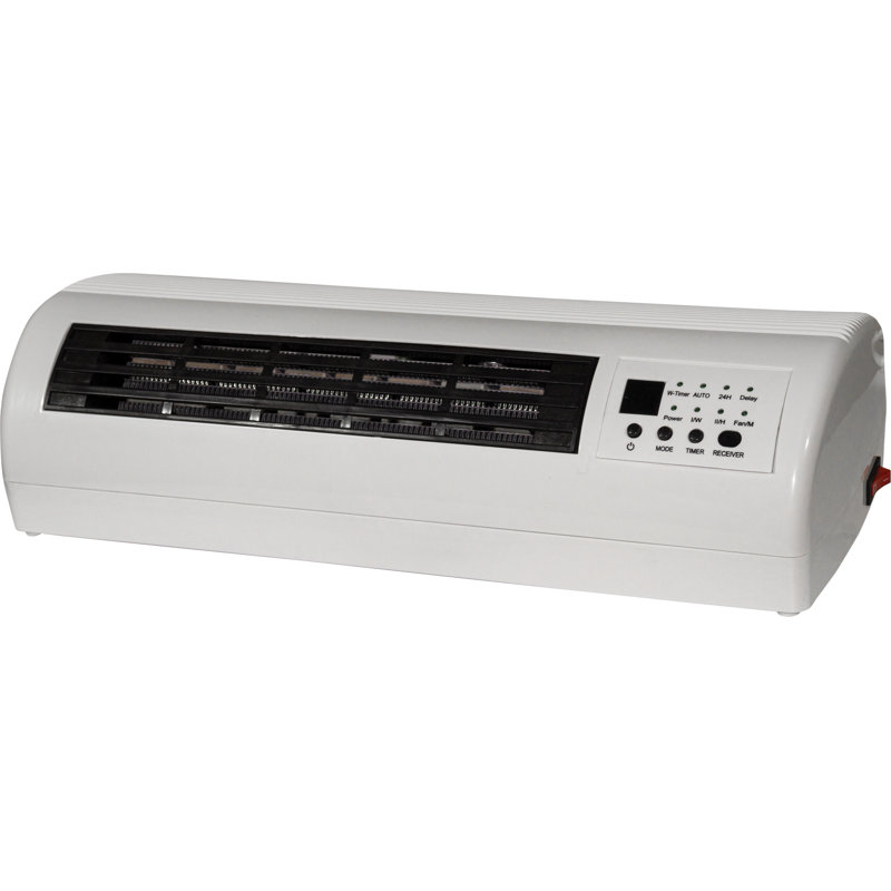 St. Helens Home & Garden 2000W 2000 BTU Wall Mounted Space Heater with Adjustable Thermostat