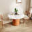 Small Round Solid Wood Pedestal Dining Table Table 43" For 2-4 Person-1424386798