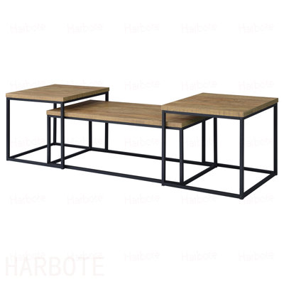 Ensemble de tables basses 3 pièces Rosey Mango