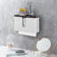 Metal and Solid Wood Wall Mounted Required Paper Towel Holder
