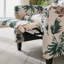 Fauteuil inclinable manuel à imprimé floral-1456641072