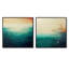 Minimaliste Essence Beach I - Ensemble de 2 décorations murales abstraites minimalistes-886350697-886350698