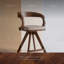 Chaises à hauteur de comptoir en bois massif Rozella