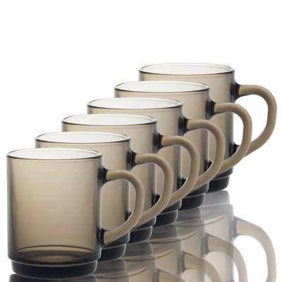 Tasse à café en verre trempé