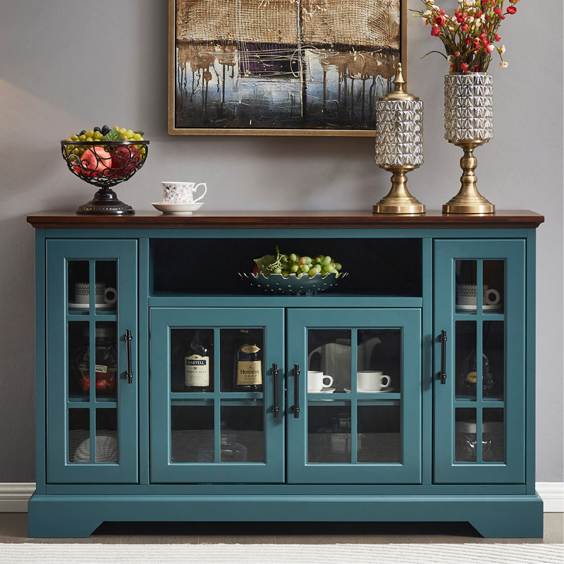 Sideboard Buffet Table With 4 Doors