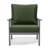 2-Piece Patio Arm Chair with Slatted Aluminum Frame - Removable Polyester Cushions, Cotton-Filled Lounge Chair for Indoor Outdoor Use-1335486583-1316367703