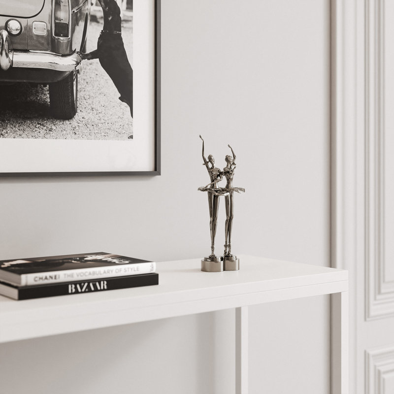 Console Table, 90cm H x 80cm W x 30cm D, white, white, white