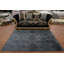 Tapis subtil bleu / gris subtil pour élégance 5 x 7