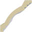 Moulure couronnée traditionnelle Kent H 2 po x P 2 po x P 2 3/4 po x L 94 1/2 po
