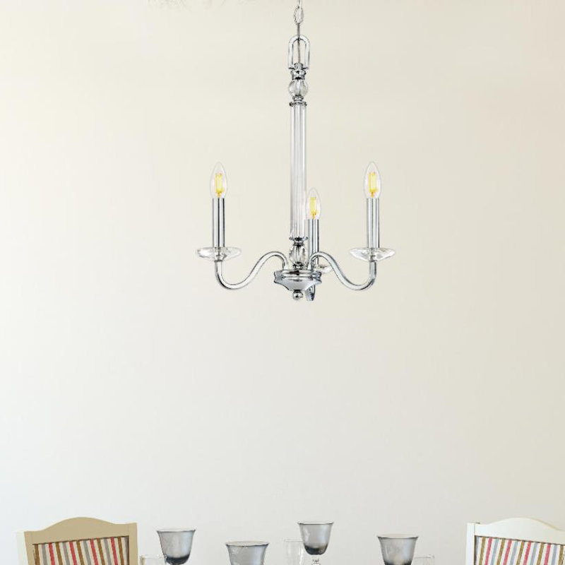Style bougie classique/traditionnel 3 lumières lustre Colewood