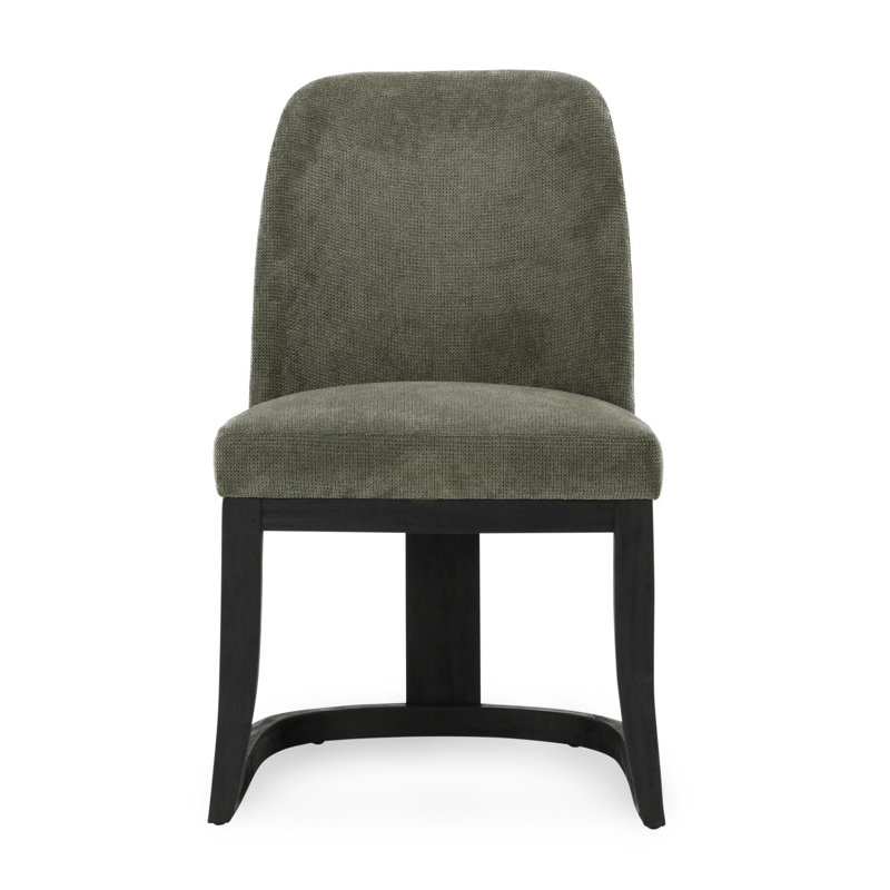Jocelyn Upholstered Fabric Herb Green Dining Chair