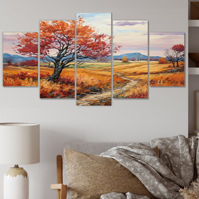 Jaeden " Vangogh Autumn Path I " 5 - Pieces