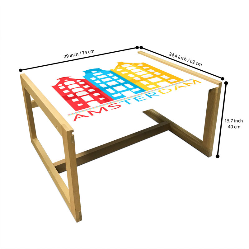 Jahrod Sled Coffee Table, 62cm H x 74cm W x 40cm D