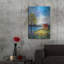 «Lake Flowers» par Sharon Mark, art mural en métal-1532916411