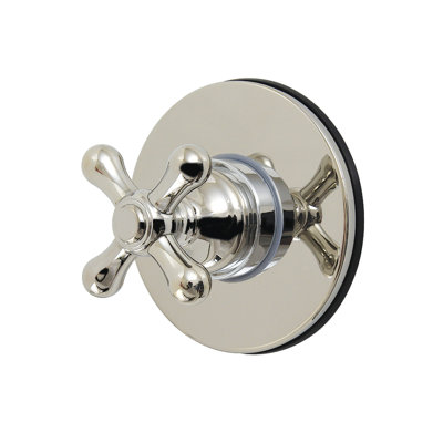 Kingston Brass Restoration Single-Handle Wall Mount Six-Way Diverter Valve with Trim Kit