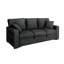 Lit escamotable 2 pièces Bertha noir-914527755