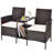 2 - Person Patio Conversation Set with Cushions-167329898