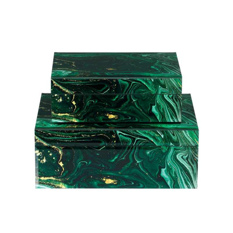 Ensemble de 2 boîtes Interstellar Green