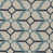 Crème / bleu 100% polyester est en rupture de stock