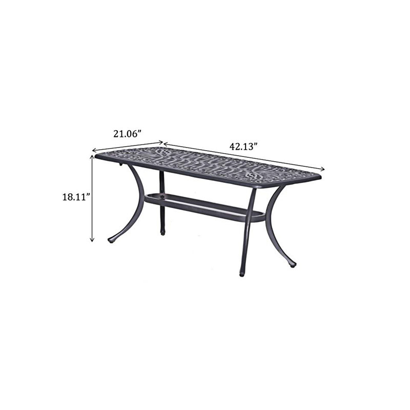 Table basse d'extérieur Huerfano