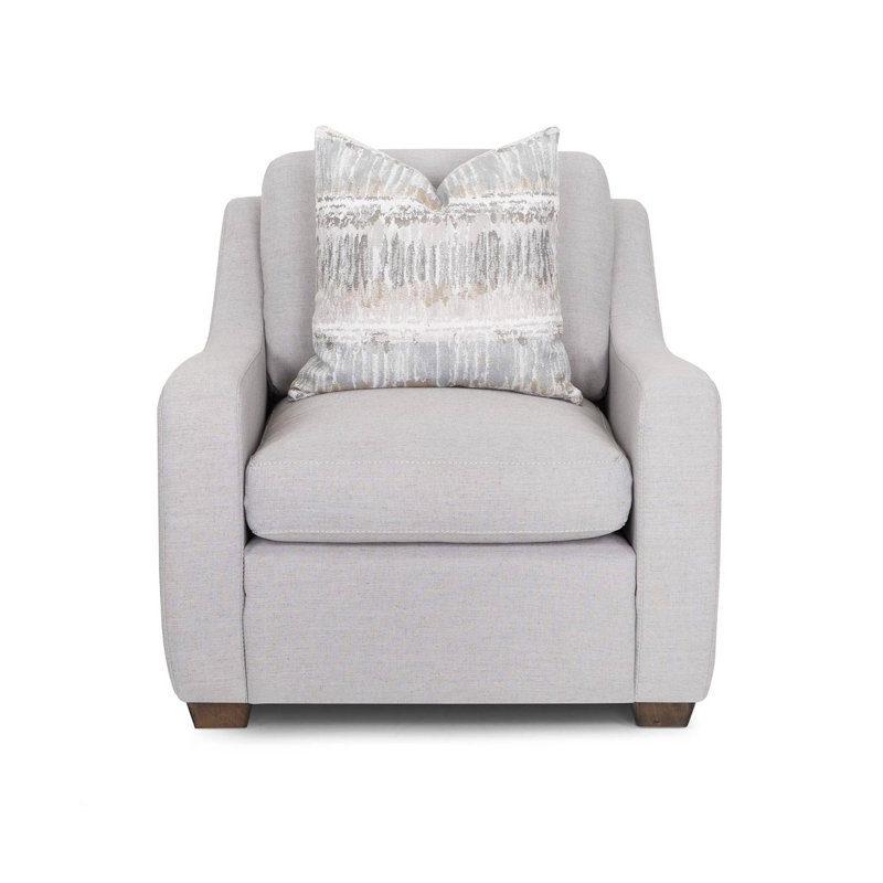 Chaise Franchell, Mélange de polyester gris clair