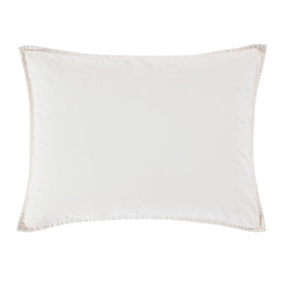 Taie d'oreiller en coton de couleur unie classique chic décontracté rustique moderne