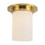 Mineral 8-in Brass Flush Mount-2016278283-2016278276