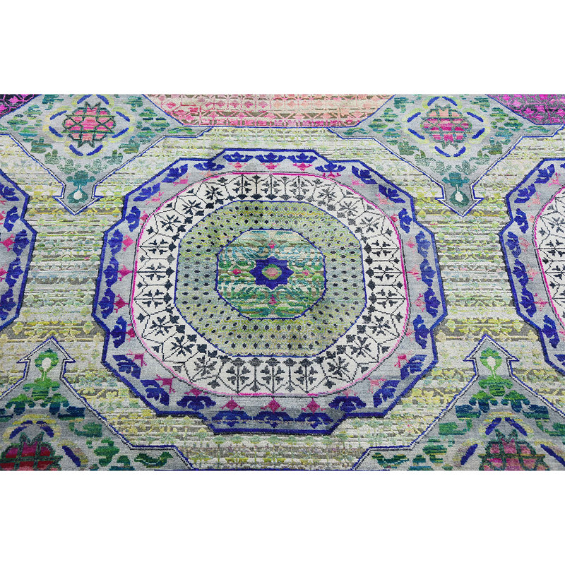 Canterbury Geometric Area Rug, Square 2'