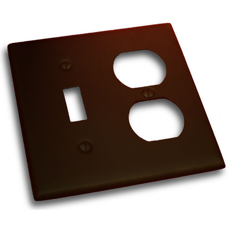 No Subject 2 - Gang Standard Combination Wall Plate, Venetian Bronze