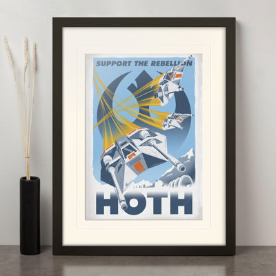 Star Wars Hoth Mounted - Picture Frame Memorabilia