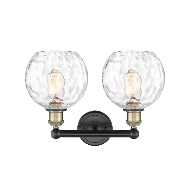 Ambrosane 2 - Light Dimmable Vanity Light, Black Antique Brass