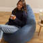Bean Bag Bazaar Dalton Corduroy Recliner Bean Bag-659124684