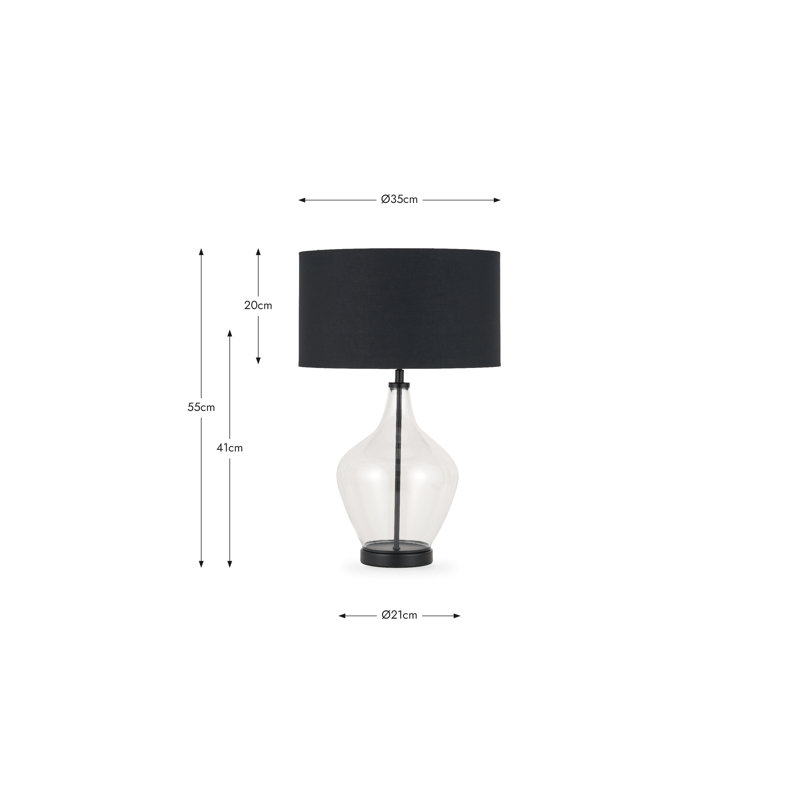 Rowen Glass Table Lamp