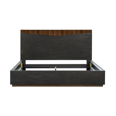 Kayner Bed With LED Lights - Charcoal