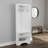 White Minimalist Corner Living Room Cabinet, Multifunctional Entrance Coat Rack With Shoe Bench And 4 Hooks, With Adjustable Corridor Shelves, Suitable For Living Room-543815527