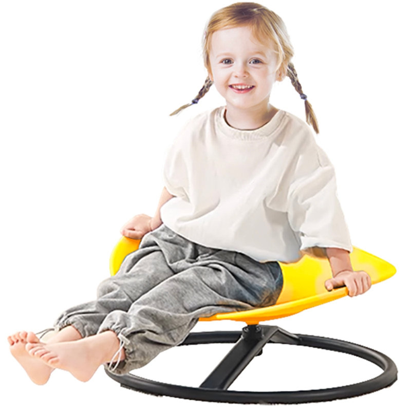 Kids Sensory Spinning Chair for Autism Ages 3+, Sit and Spin Swivel Chair for Kids with ADHD, Sensory Chairs for Autistic Children, Sensory Toys for Motion Sickness Relief, Balance Training