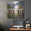  «Victorian Triptych 3» par Erin Dertner, art mural en métal, 36 po x 36 po