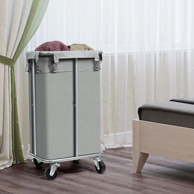 Trieur de linge roulant, Gris
