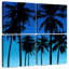 Gillard Palms noir sur bleu I-109098855