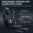 Reclining Ergonomic Fabric PC & Racing Game Chair with Vibration Lumbar Pillow-829223560