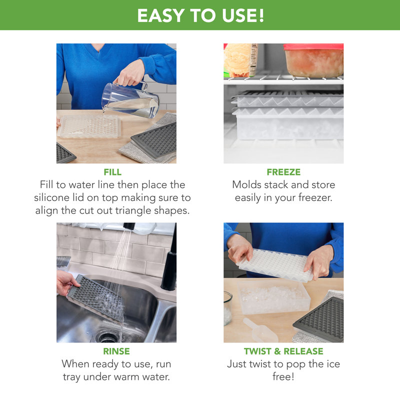 Tovolo Twist & Release Mini Ice Mold Trays