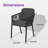 10-people Aluminum Outdoor Patio Extendable Dining Set With Rope Chairs & Elegant Table-1672307537