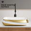 24X17" 'bathroom Sink Ceramic Washbasin Above Counter for Bathrooms