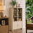 59.3" Tall Bookshelf With Storage Cabinet-797745376