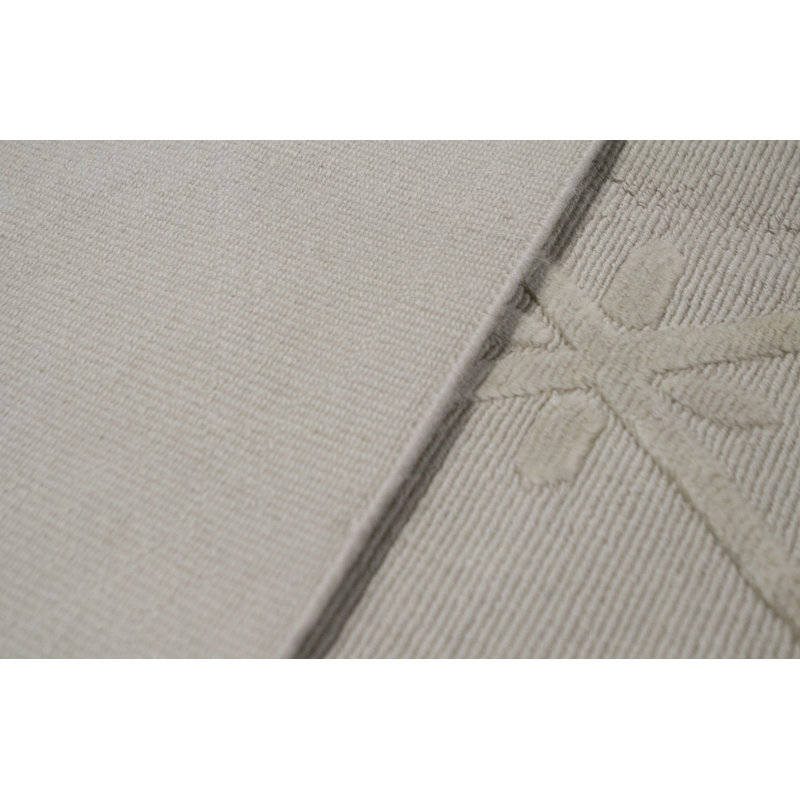 Hand-Knotted High-Quality Beige Area Rug